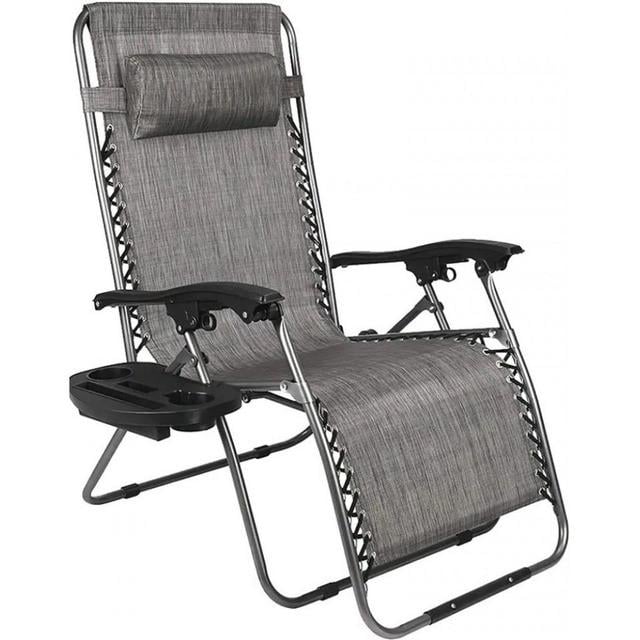 Шезлонг-лежак Bonro СПА-167A Серый (2371518151)