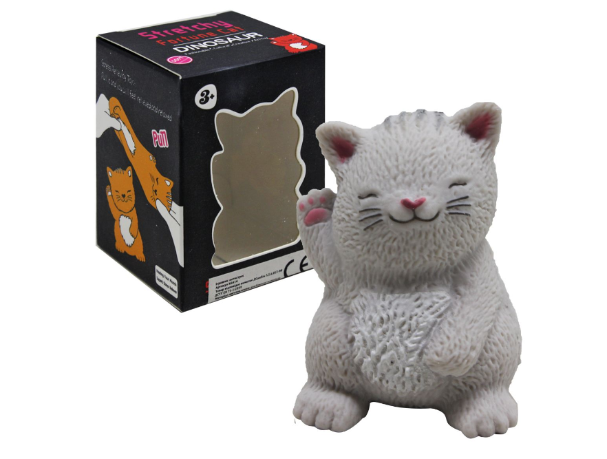Игрушка-антистресс Сквиши Котик Серый (22395)