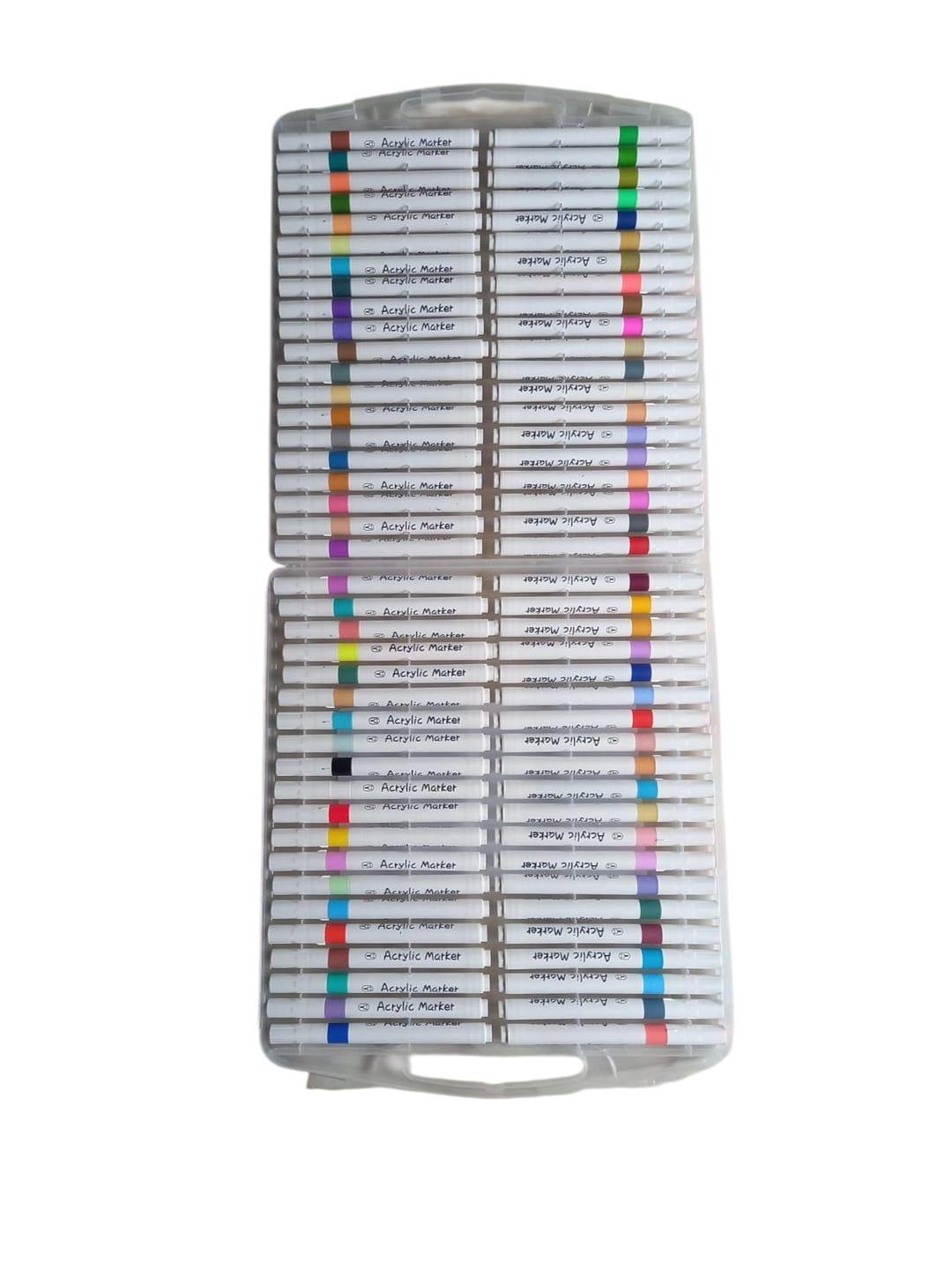 Маркеры акриловые Marker Acrylic Yulin Y-04-80 80 шт./уп. в кейсе (29661536) - фото 2 Маркеры акриловые Marker Acrylic Yulin Y-04-80 80 шт./уп. в кейсе (29661536) - фото 2