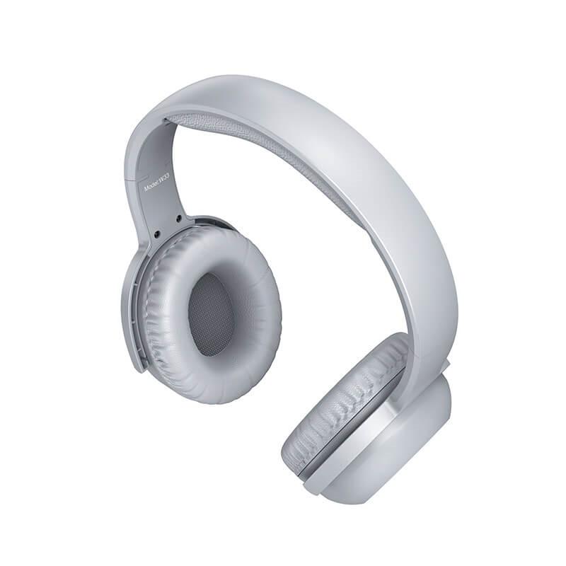 Наушники Bluetooth HOCO W33 Art sount BT5.0, серые - фото 2