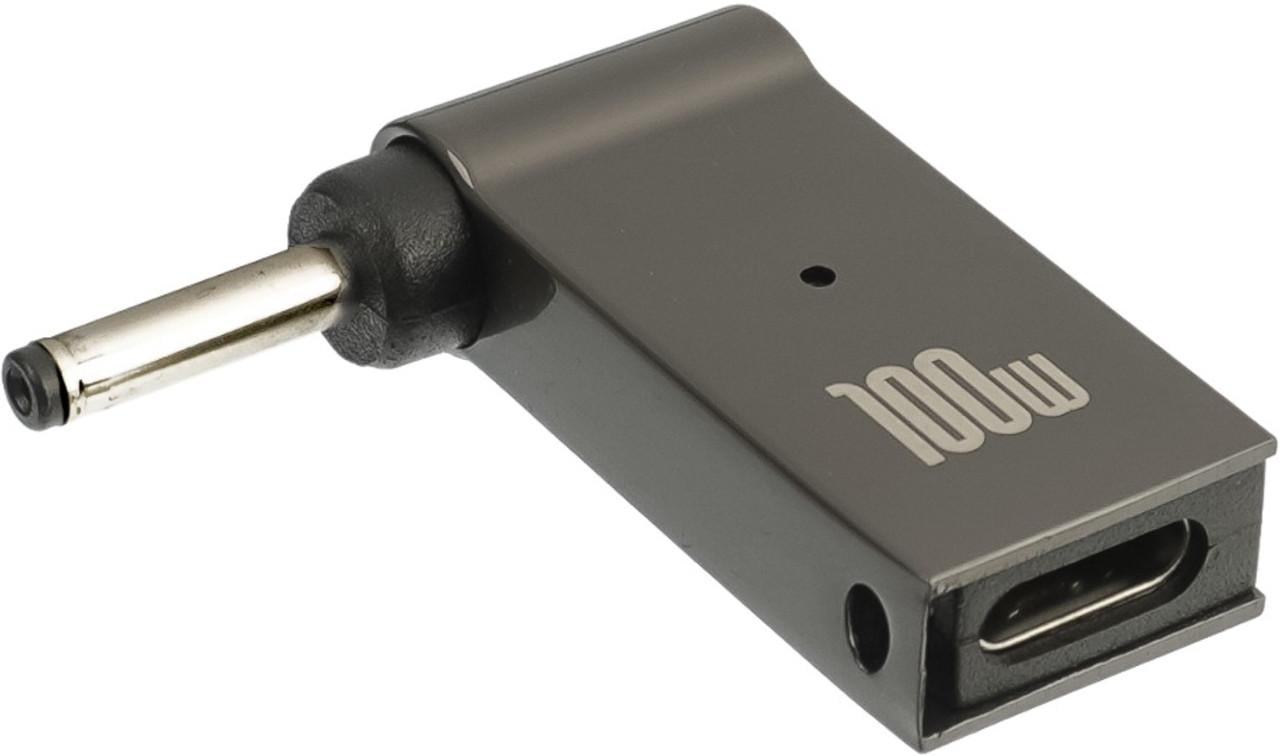 Адаптер для зарядки ноутбуков Type-C to DC 3,0-1,1 мм 100W (2898563227)