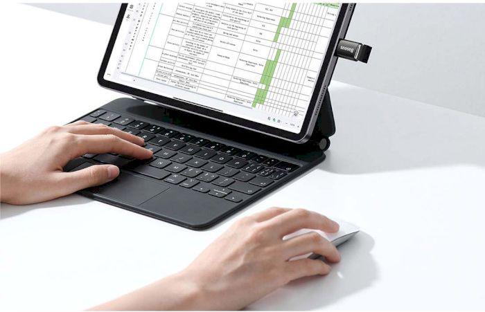 Перехідник Baseus Ingenuity Series Mini OTG Adaptor USB-C to USB-A Black (ZJJQ000001) - фото 7 Перехідник Baseus Ingenuity Series Mini OTG Adaptor USB-C to USB-A Black (ZJJQ000001) - фото 7