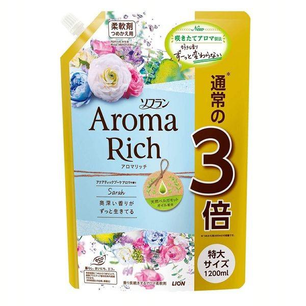 Кондиционер для белья Lion Aroma Rich Sarah с цветочным ароматом 1200 мл (2050429500)