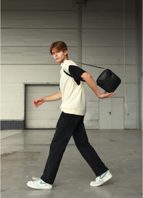 Мужская сумка-мессенджер Sambag через плечо из экокожи Черный (914019723) - фото 4