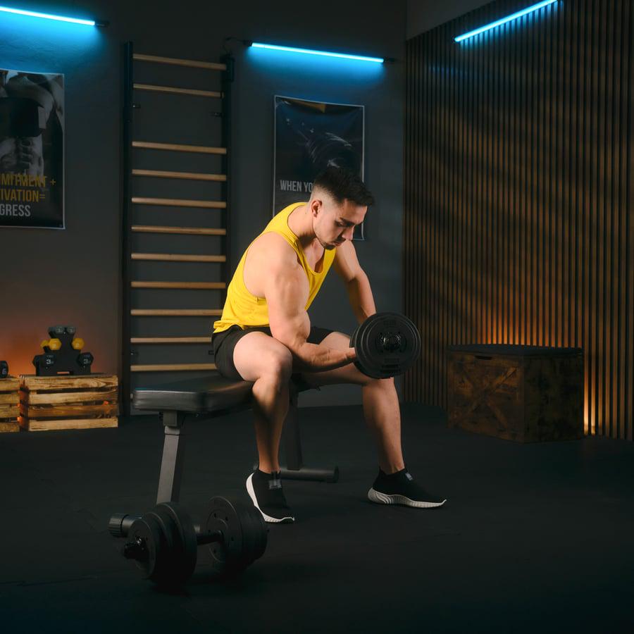 Гантели композитные регулируемые TREX Sport 2х20 кг (5125) - фото 10