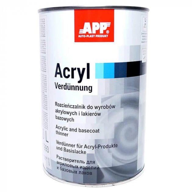 Розчинник APP Acryl Verdunnung акриловий 1 л Розчинник APP Acryl Verdunnung акриловий 1 л