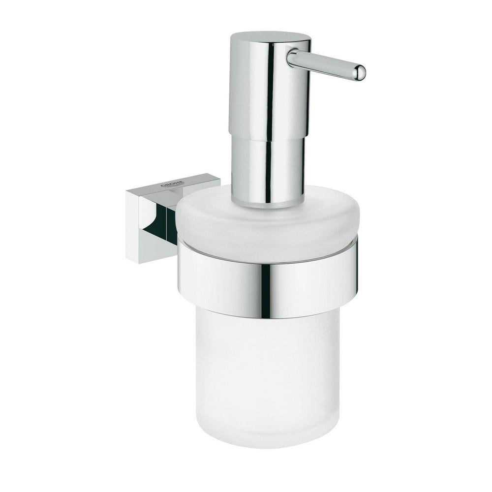 Дозатор для рідкого мила Grohe Essentials Cube 40756001 настінний 160 мл Хром (111220)