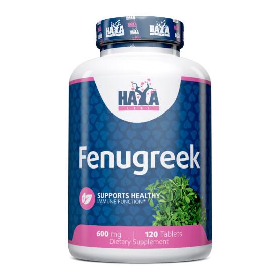 Пажитник Haya Labs Fenugreek 600 мг 120 таб. (000019571)
