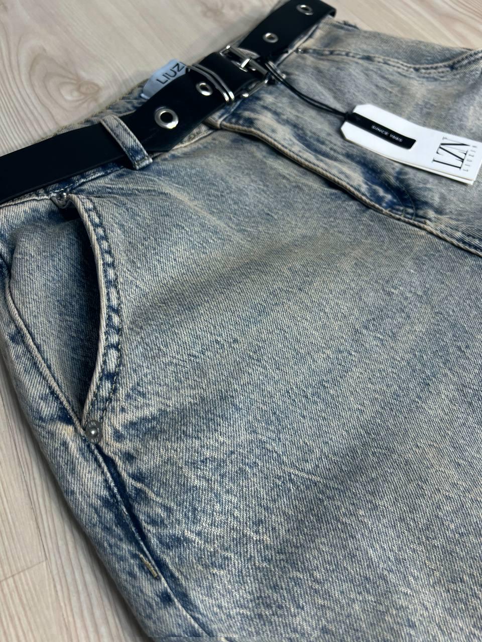 Шорти жіночі джинсові LIUZIN 1358 SKATER бермуди подовжені з чорним ремінем р. 25 Блакитний (24139843) - фото 10 Шорти жіночі джинсові LIUZIN 1358 SKATER бермуди подовжені з чорним ремінем р. 25 Блакитний (24139843) - фото 10