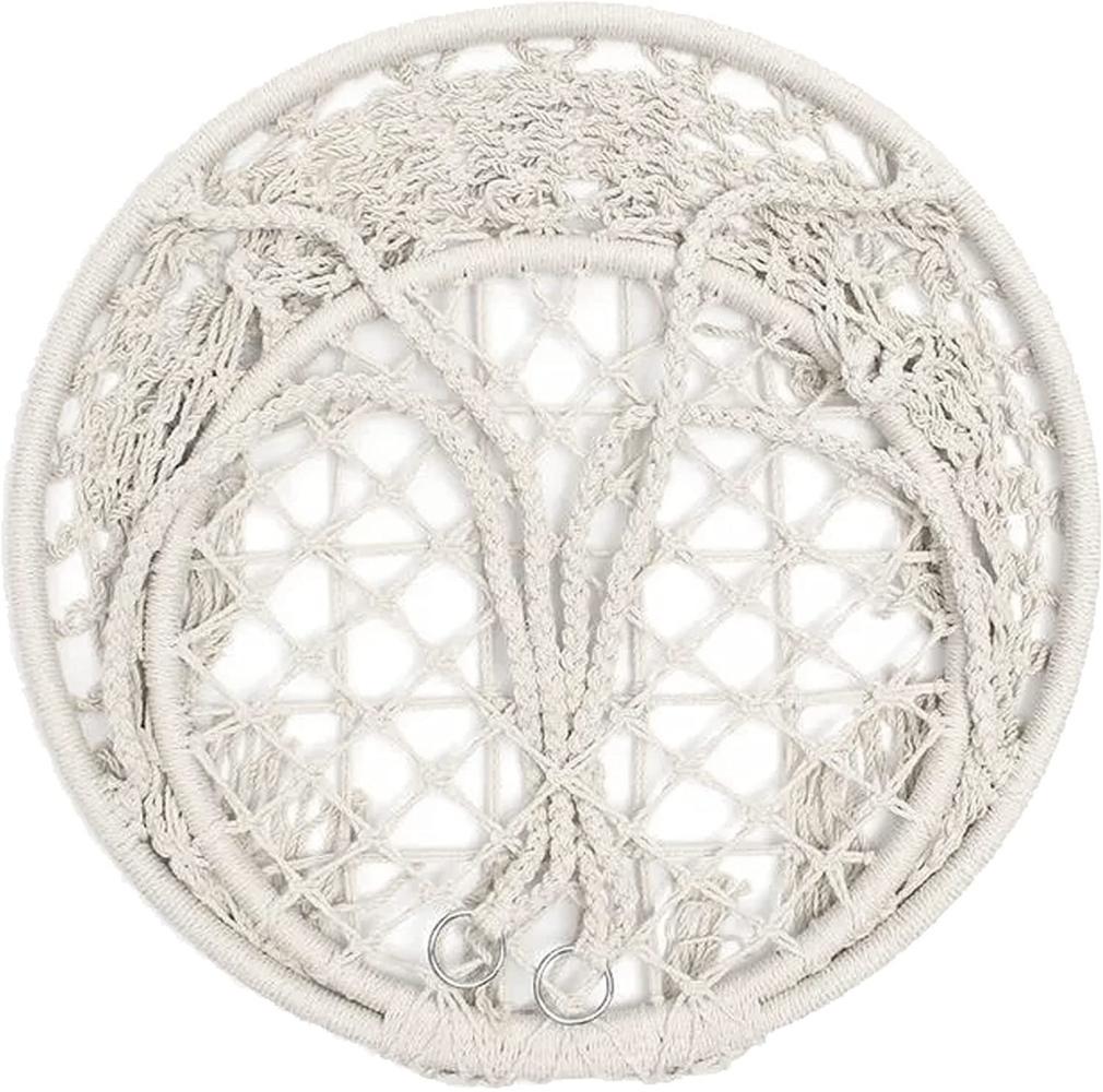 Кресло-гамак подвесное бразильское Bonro B-092 120 кг Бежевый - фото 14