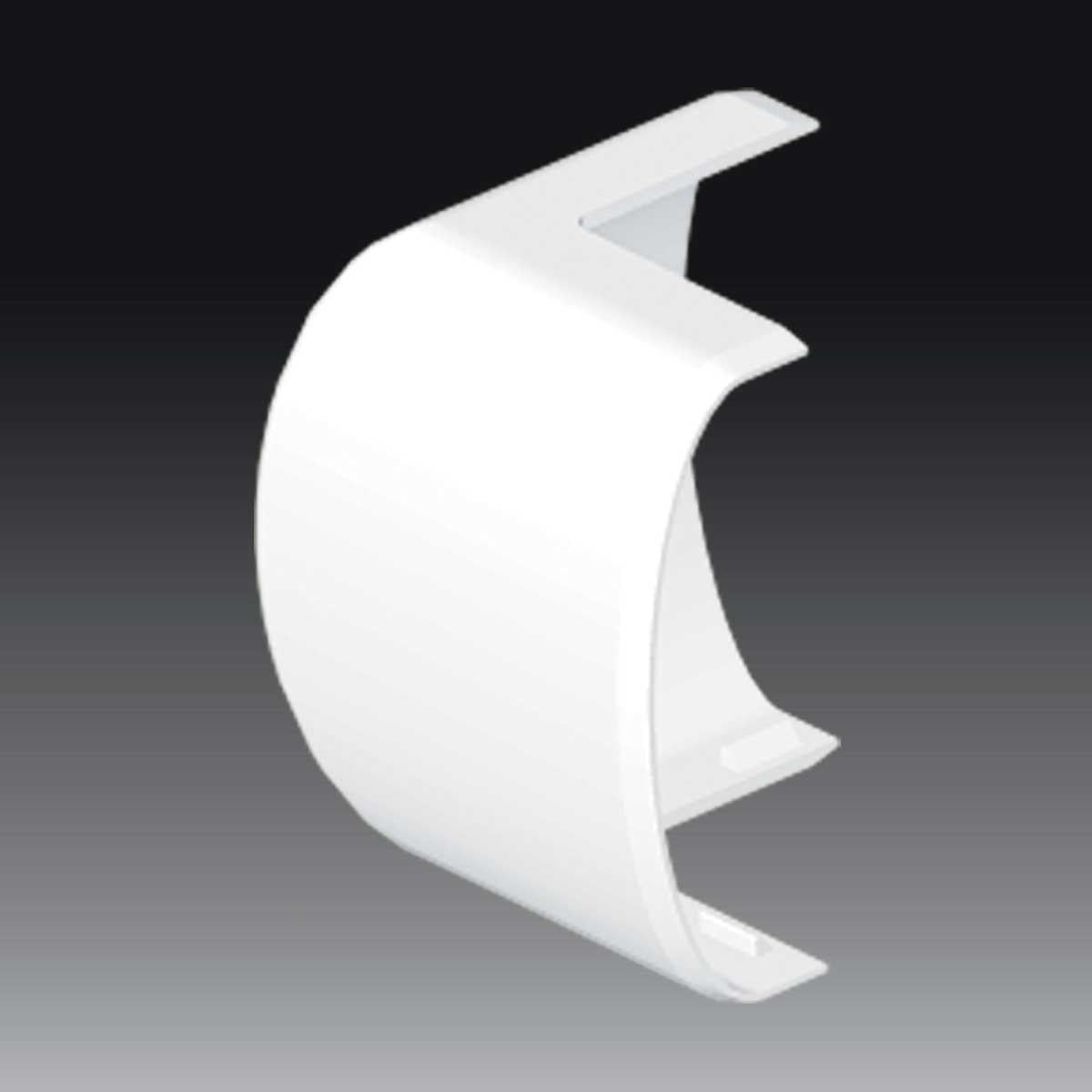 Угол наружный KOPOS Элегант для короба LE 60x20 мм ПВХ Белый (8766_HB)