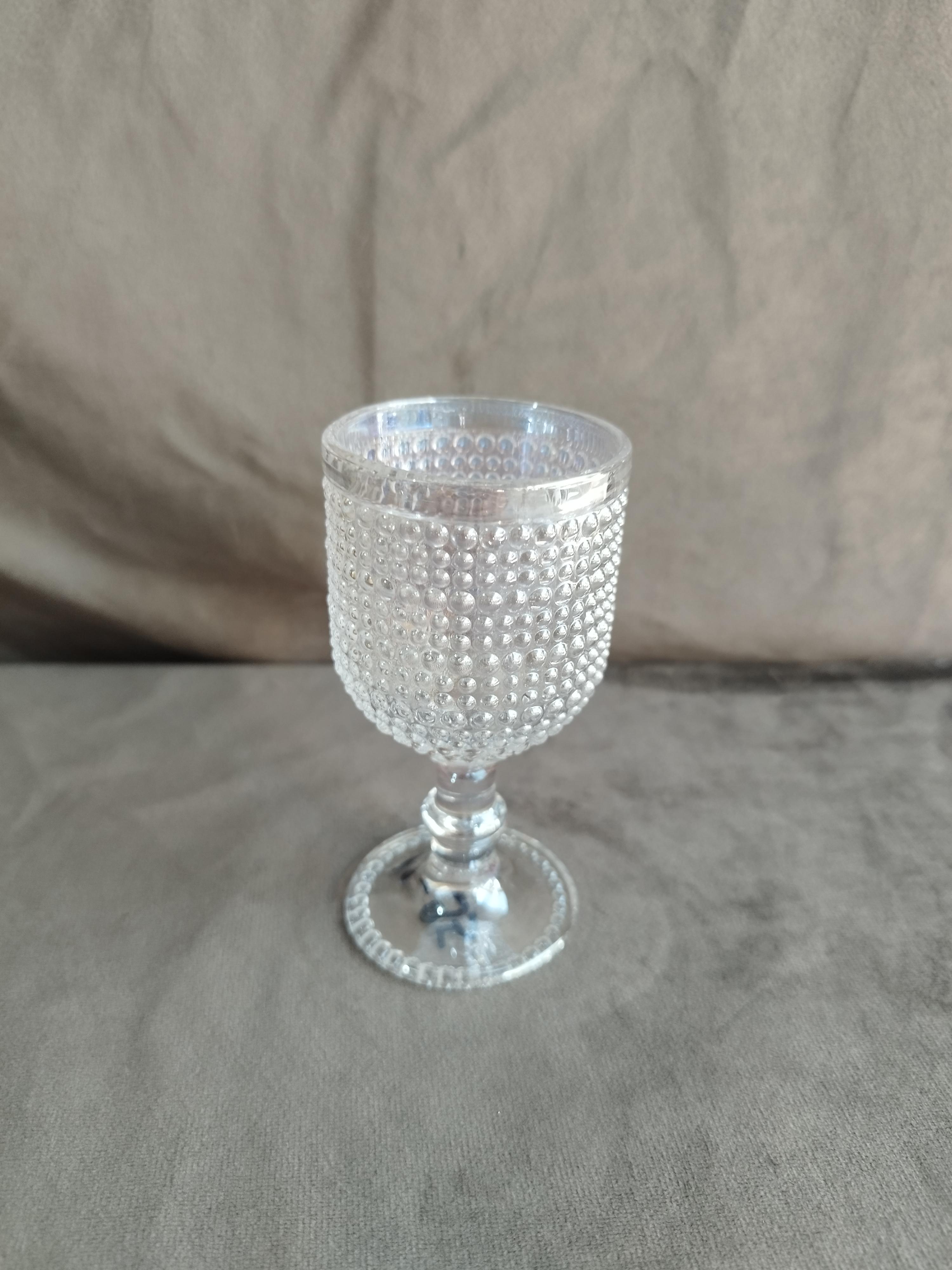 Набор рюмок YIWU стеклянных по 50 мл 6 шт. Прозрачно-перламутровый (HP-19-32-5)