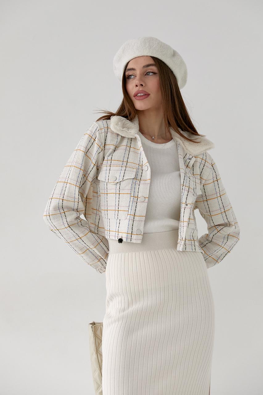 Жакет короткий S Молочный (1966)