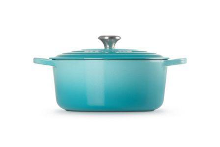 Kаструля Le Creuset Evolution 6,7 л чавунна з кришкою Turquoise (21177281702430) - фото 3