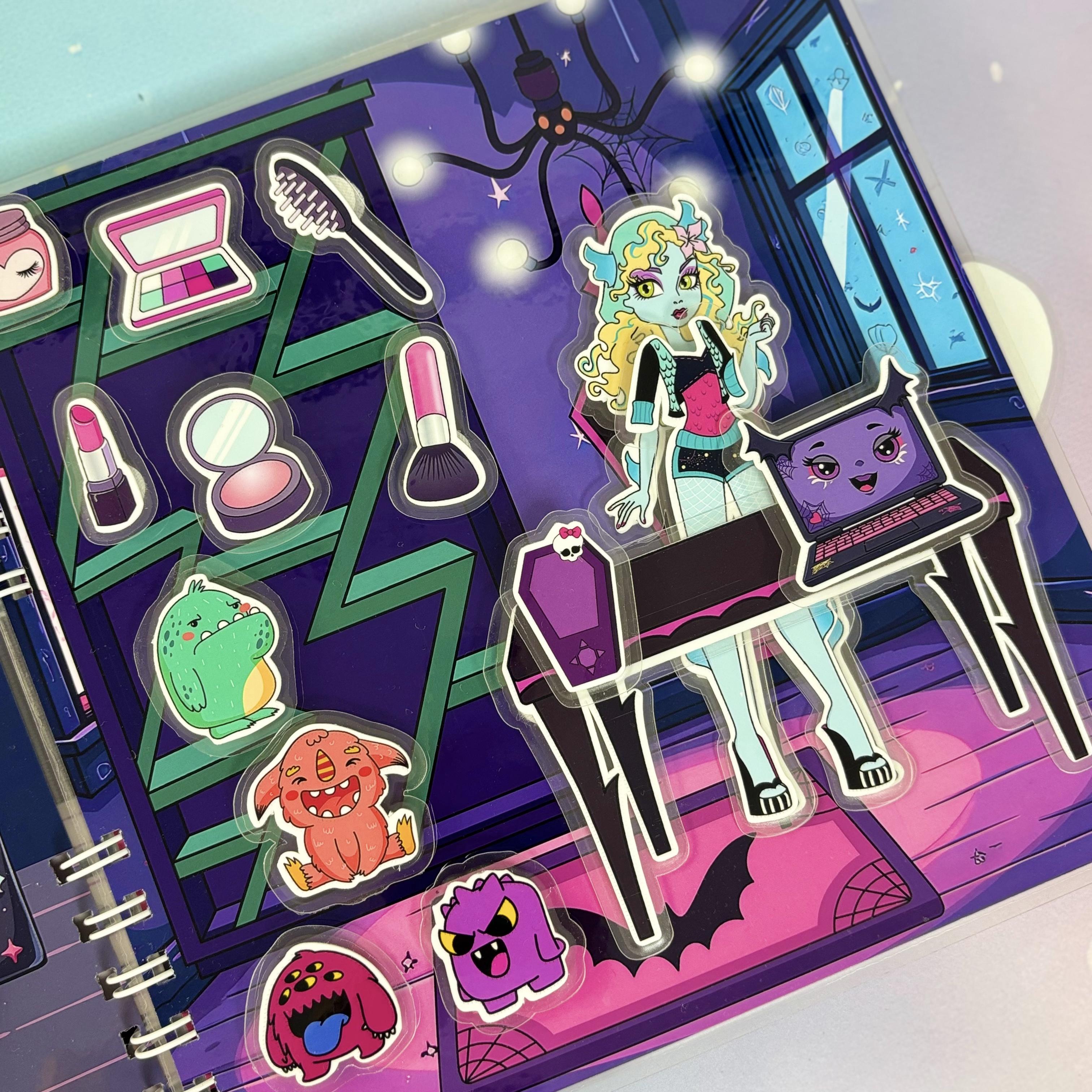 Книга на липучках у стилі Monster High (ГМ-00019) - фото 4 Книга на липучках у стилі Monster High (ГМ-00019) - фото 4