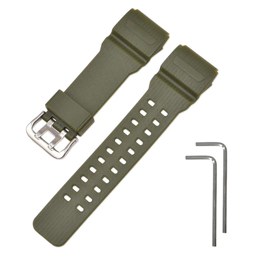 Ремінець для Casio G-Shock GG-1000/GWG-100/GSG-100 Army Green SI (4116) Ремінець для Casio G-Shock GG-1000/GWG-100/GSG-100 Army Green SI (4116)
