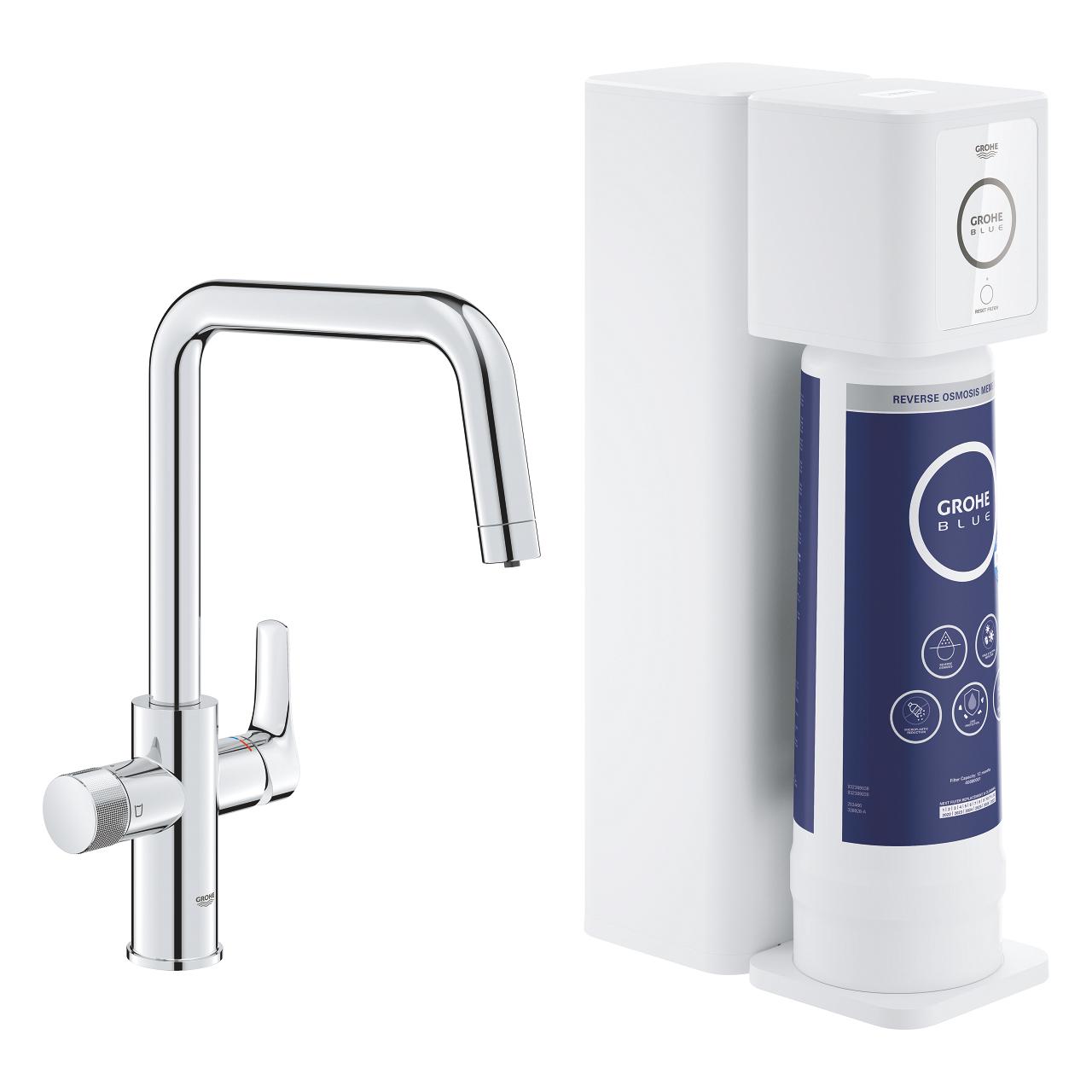 Смеситель для кухни Grohe Blue Pure Eurosmart 30586000 на две воды Хром (162849)