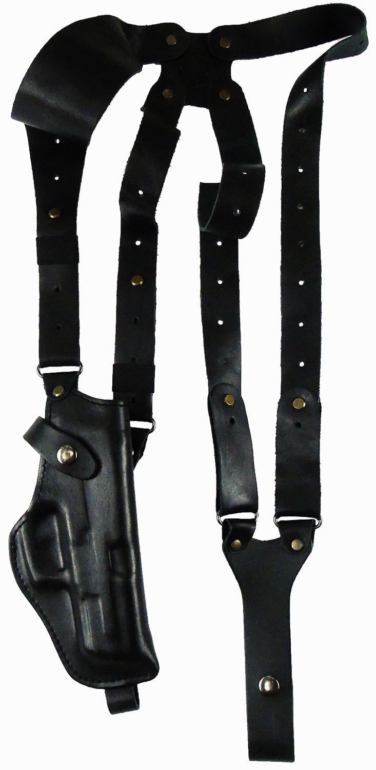 Кобура Медан Форт 17 оперативна шкіряна формована двошарова зі шкіряним кріпленням вертикальна (38442996)