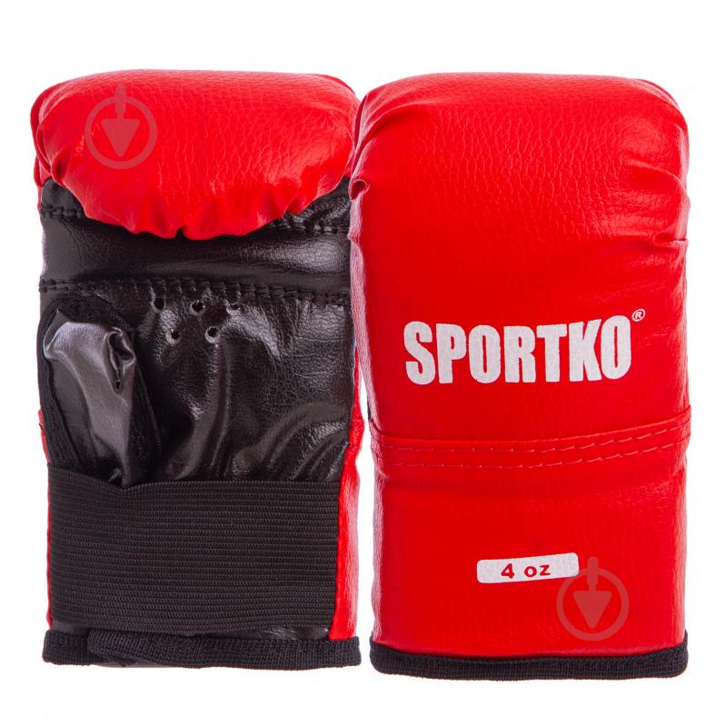 Перчатки боксерские детские SPORTKO PD-2-B 4 Красный