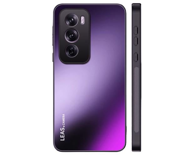 Чехол - накладка Omeve LEAS для Oppo Reno12 Фиолетовый Чехол - накладка Omeve LEAS для Oppo Reno12 Фиолетовый