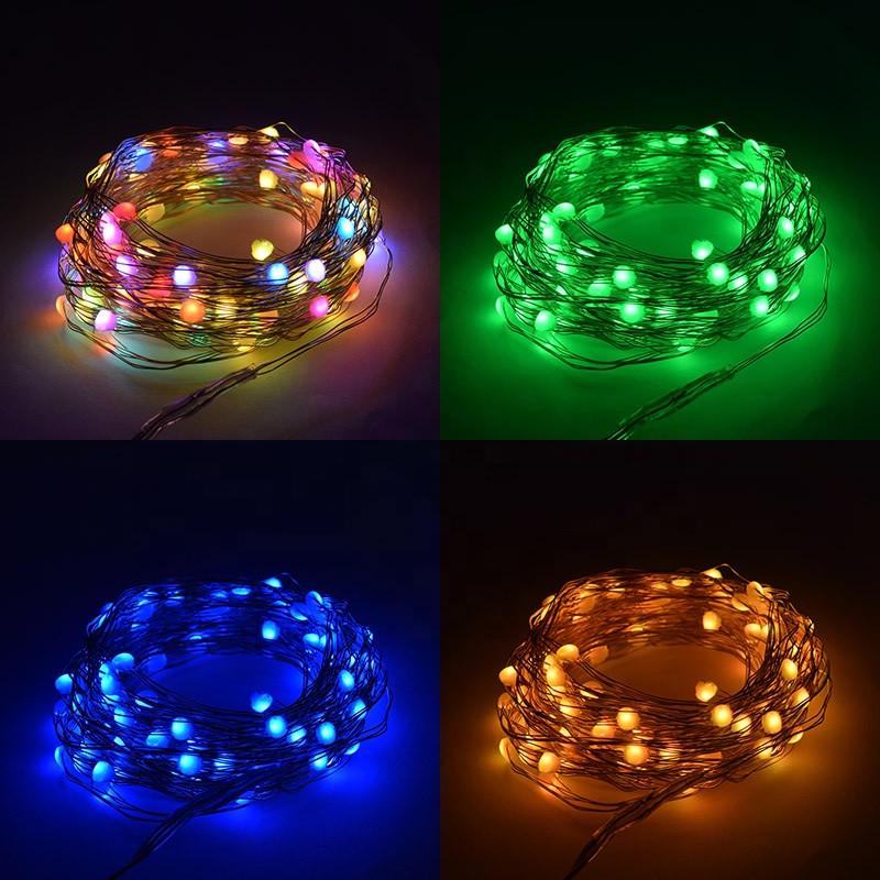 Світлодіодна адресна Smart гірлянда 10 м 100 Led 16 RGB - фото 2 Світлодіодна адресна Smart гірлянда 10 м 100 Led 16 RGB - фото 2