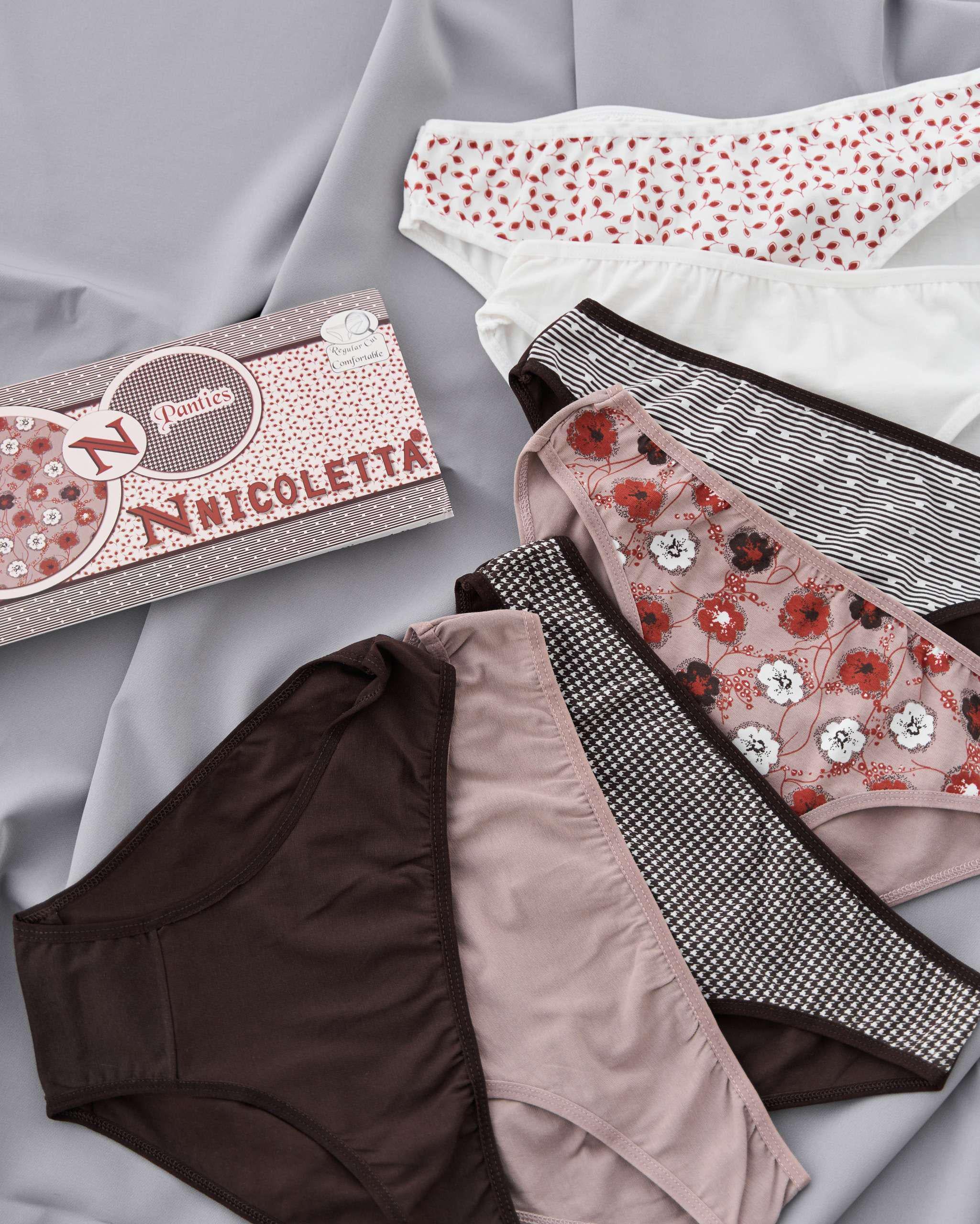 Набор трусиков женских 7 шт. L Разноцветный (713097)