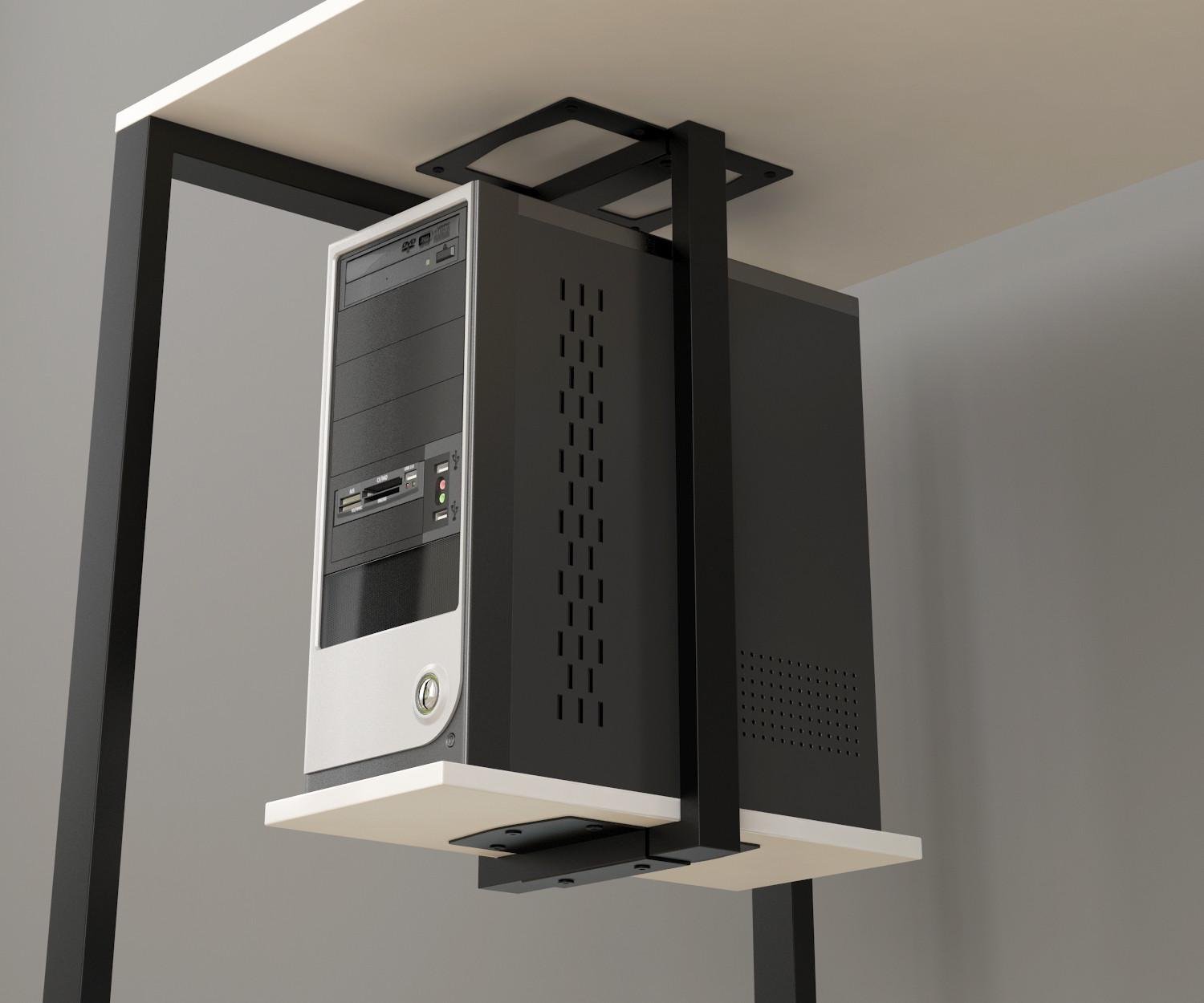 Держатель системного блока Loft Design SB-1 Белый/Черный (12517686)