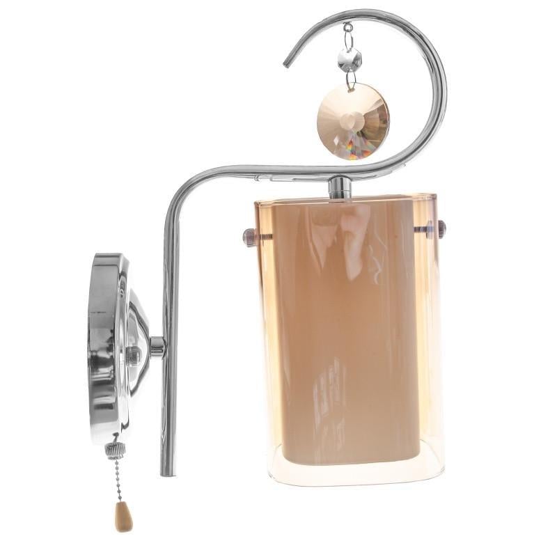 Бра направленного света настенное накладное Brille LK-616W/1 E27 CH/BR 26-960