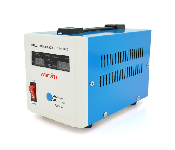 Стабилизатор напряжения релейный Westech SVR-500VA/375W (36396140)