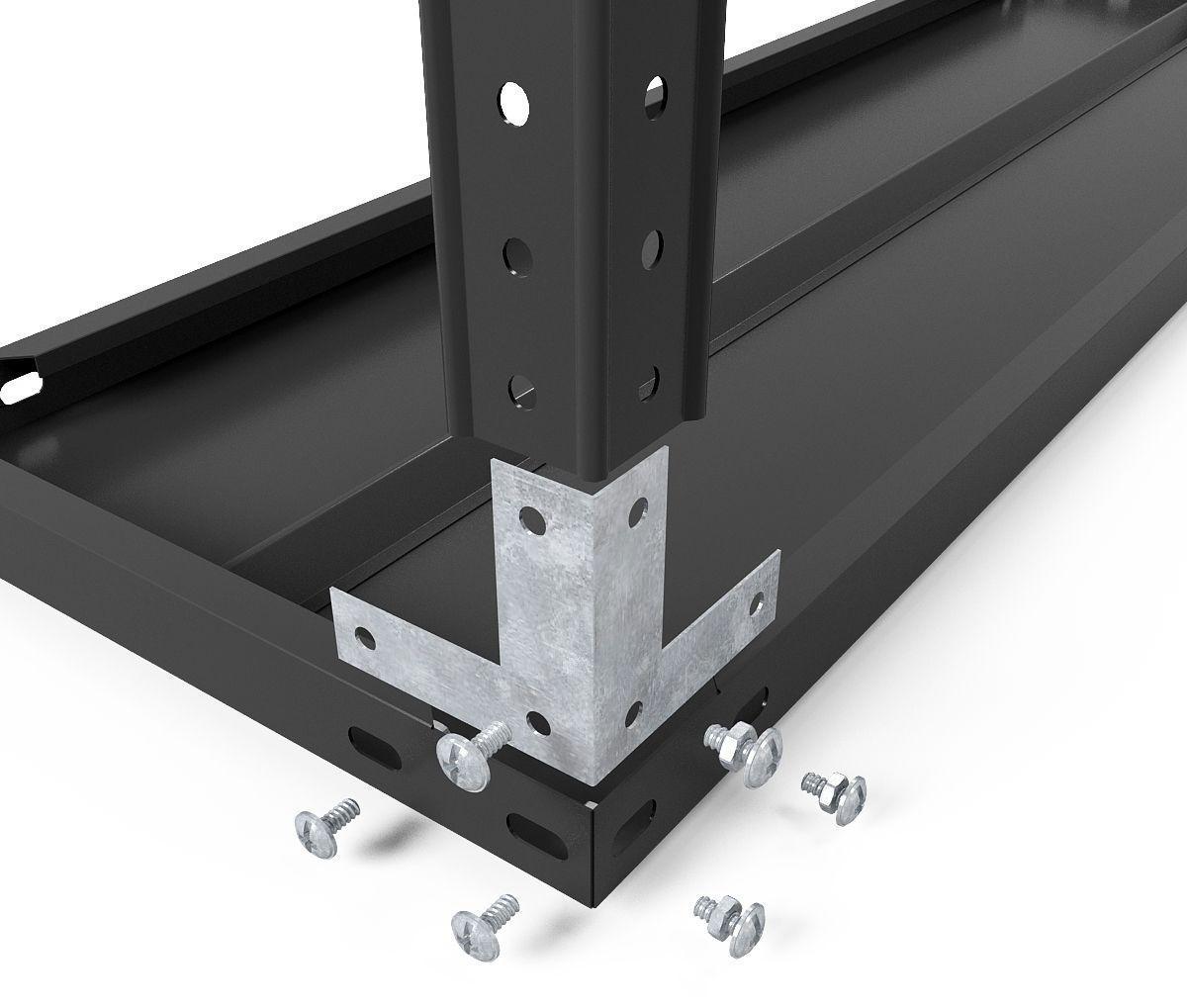 Стеллаж Меткас Атлант КС 150 кг/полку 5 полок металлический 2000x900x300 мм (2423198915) - фото 6 Стеллаж Меткас Атлант КС 150 кг/полку 5 полок металлический 2000x900x300 мм (2423198915) - фото 6