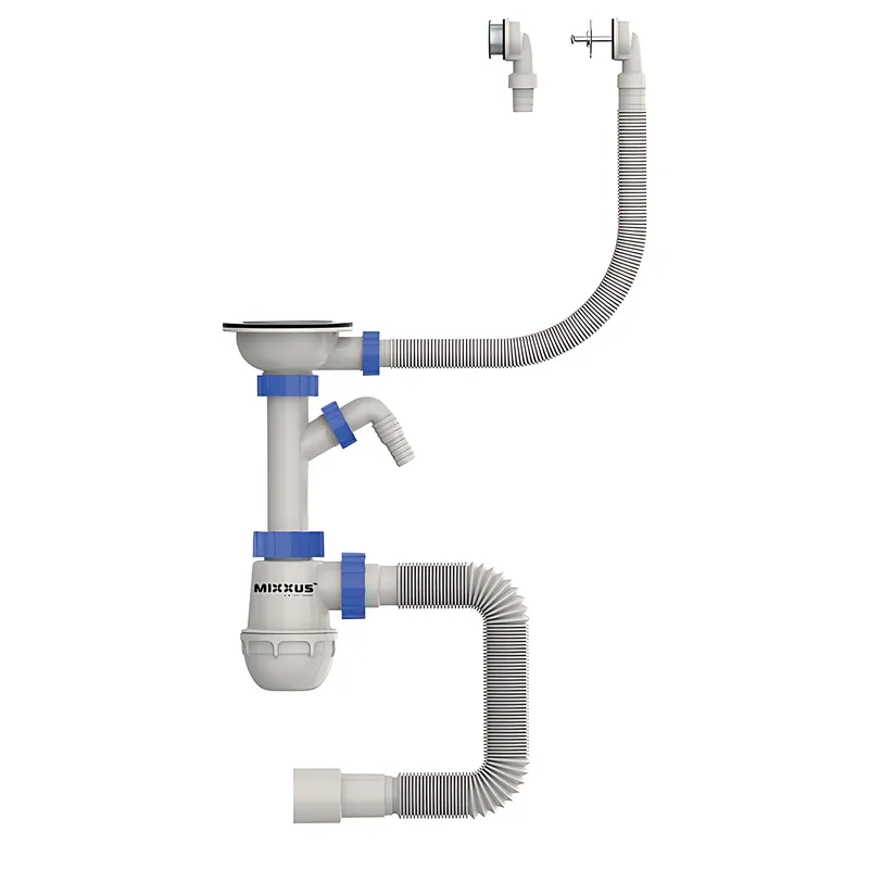 Сифон для кухні Mixxus SK-07-B 3 1/2" x 40 мм Білий (OL-MI8199)