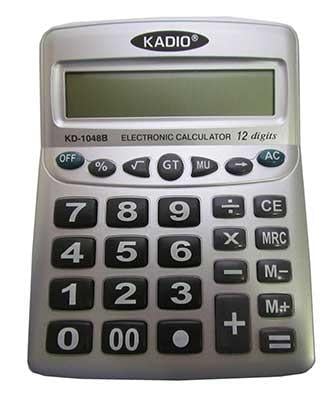 Калькулятор настільний Kadio KD-1048B 12 digits (13528457) - фото 2