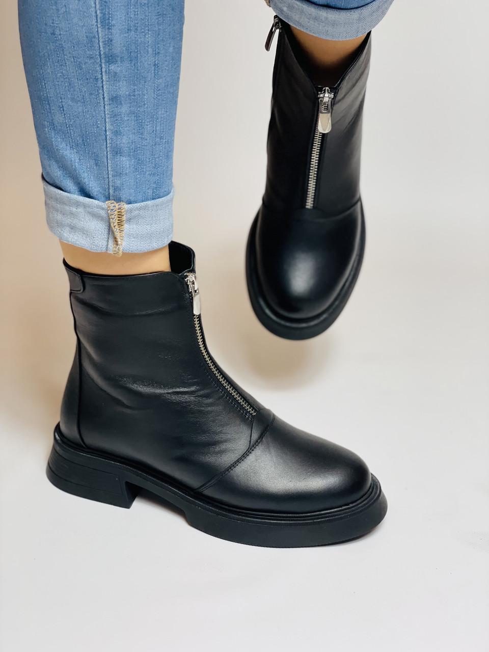 Ботинки женские зимние Corta Mussi р. 40 25,5 см Черный (2728)