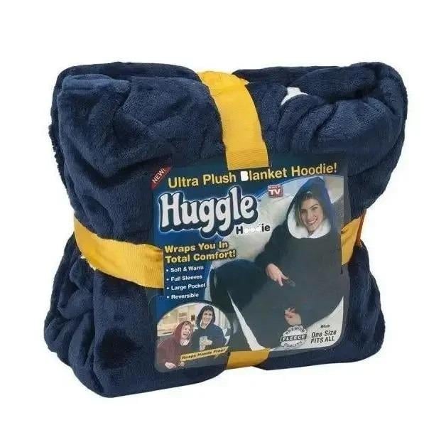 Плед з рукавами та капюшоном Huggle Hoodie двосторонній теплий - фото 4