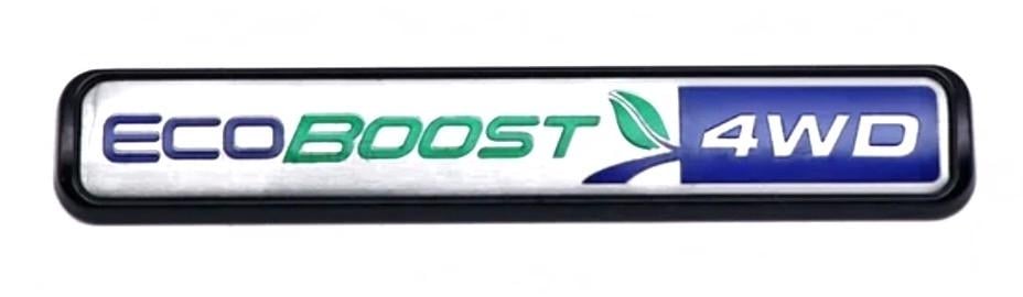 Эмблема ECOBOOST 4WD Ford для багажника автомобиля Black gloss (2306692170)