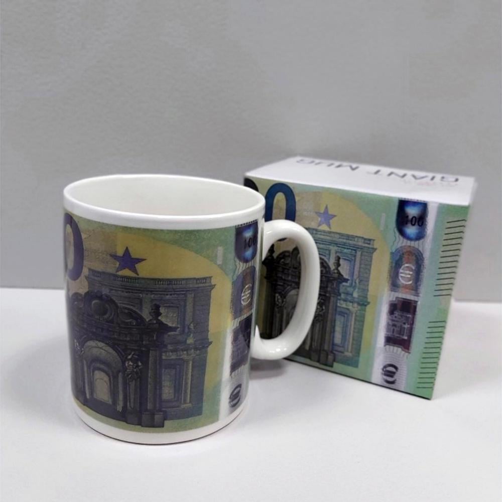 Большая керамическая кружка "Евро", 1 литр - фото 12