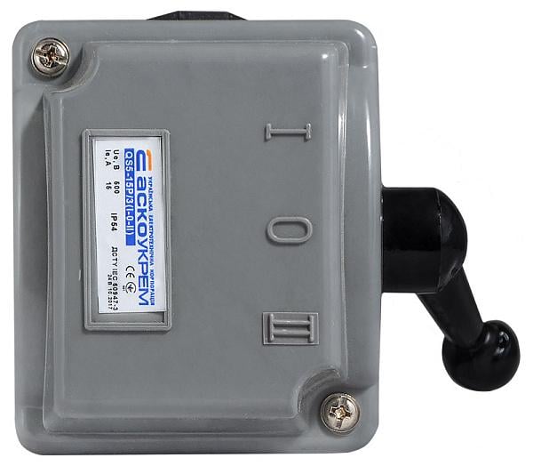 Роз'єднувач АСКО-Укрем QS5-15P/3 I-0-II 3P 15A 500 V