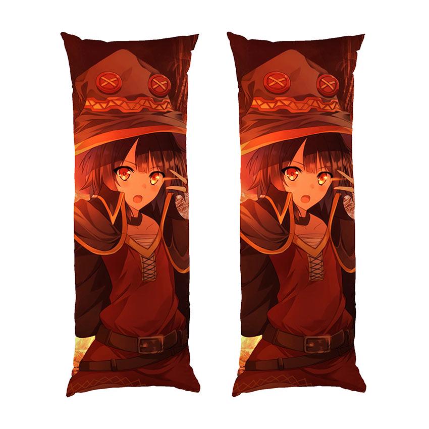 Подушка дакимакура Beautiful Megumin Konosuba габардин 180х60 см (113260-4)