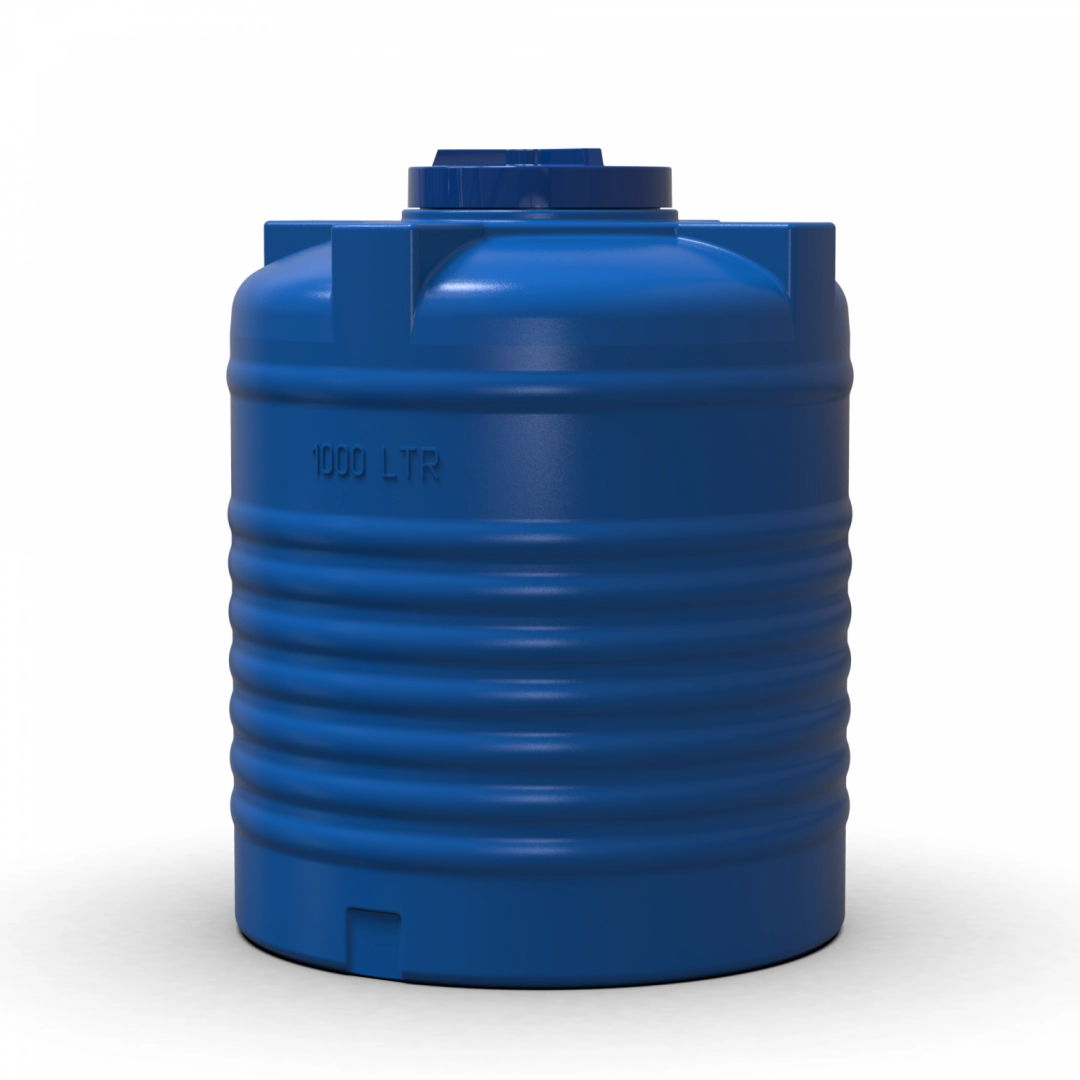 Емкость пластиковая двухслойная вертикальная EV1000 на 1000 л 132х106 см Синий (162) Емкость пластиковая двухслойная вертикальная EV1000 на 1000 л 132х106 см Синий (162)