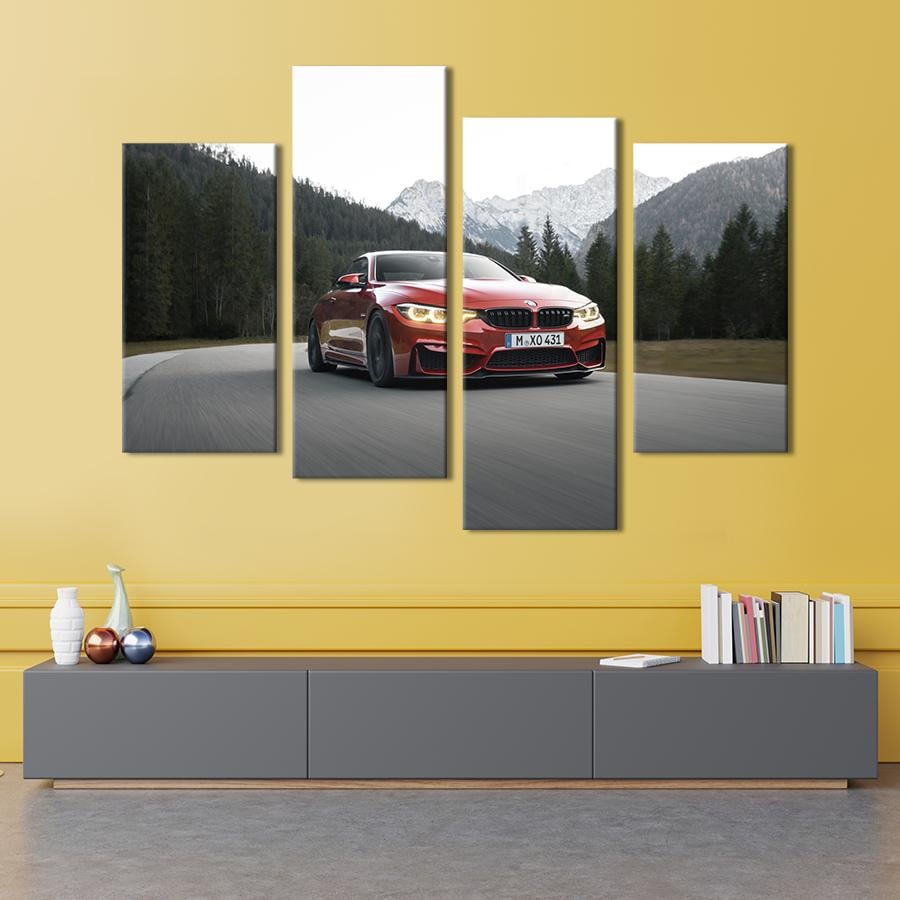 Картина на холсте Фантастический автомобиль BMW 129x90 см (1381-42) Картина на холсте Фантастический автомобиль BMW 129x90 см (1381-42)