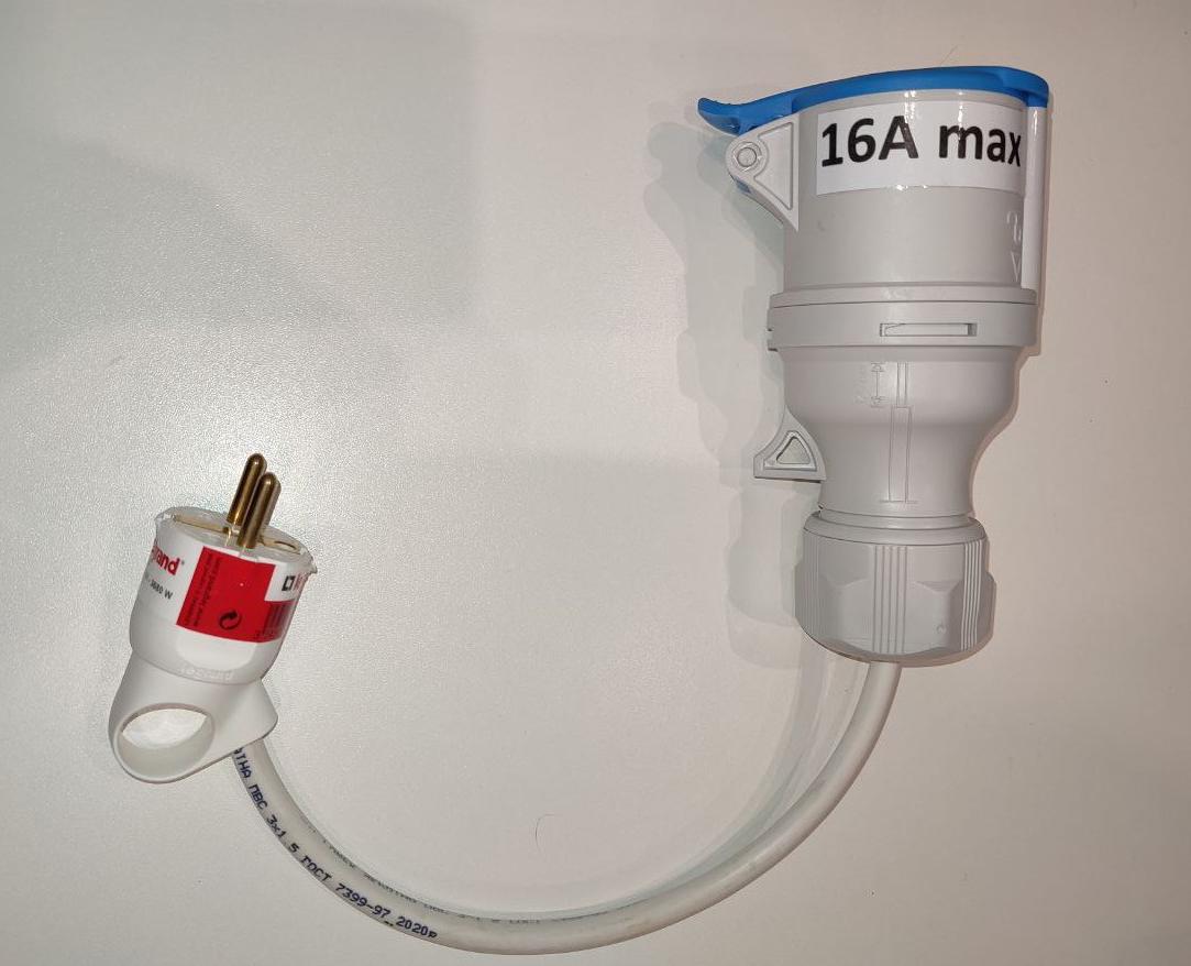 Переходник для зарядки электромобиля от домашней электросети 32-16 A (FL16) - фото 5 Переходник для зарядки электромобиля от домашней электросети 32-16 A (FL16) - фото 5