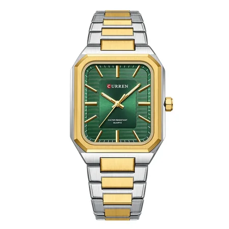 Наручний годинник Curren 8457 Gold/Green