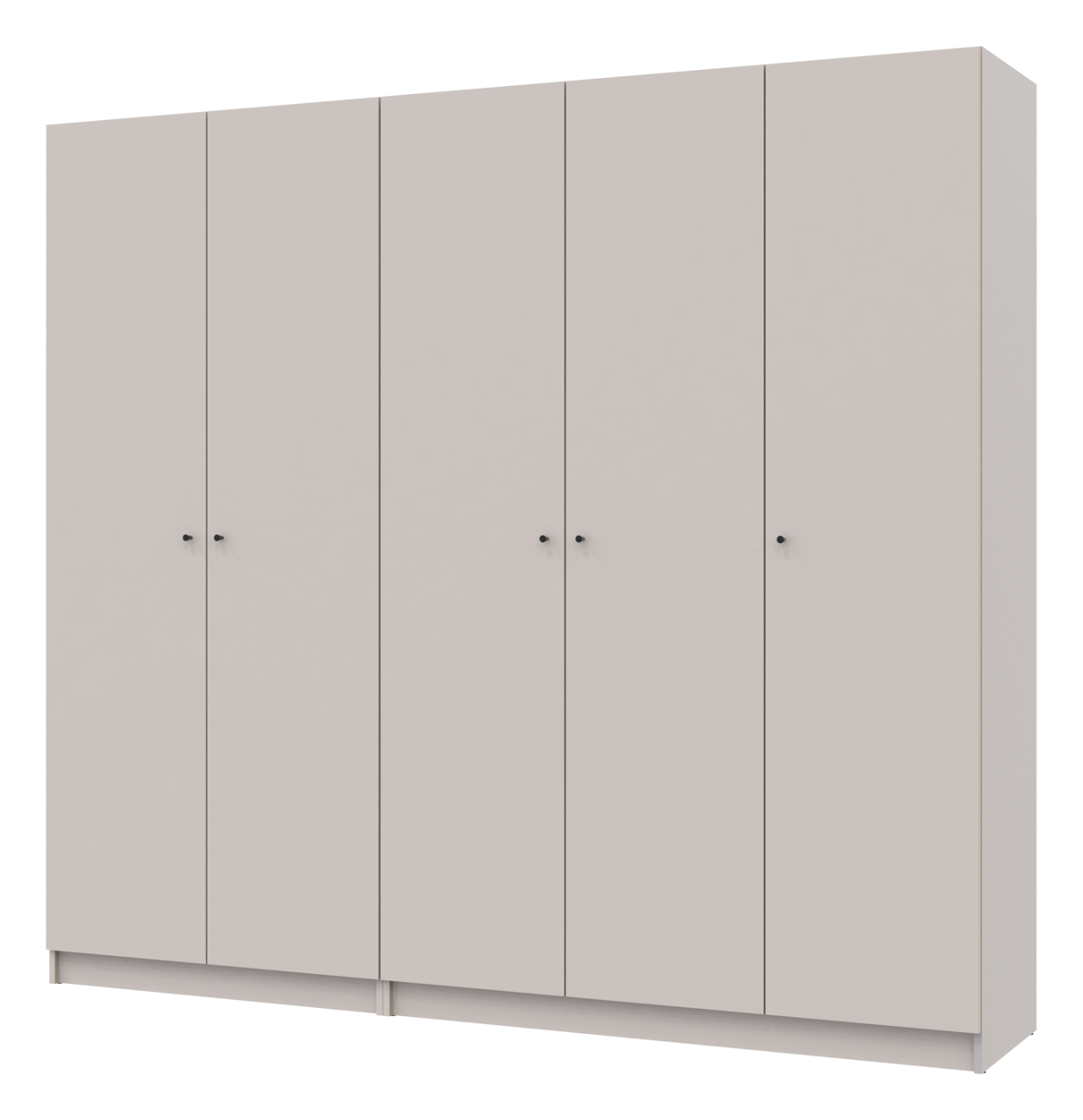 Шкаф для одежды комплект Промо 2+3 ДСП 225х48х204 см Кашемир (80737673)