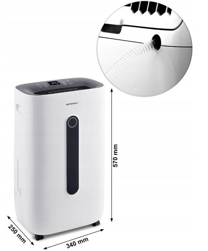 Осушитель воздуха Berdsen 320 Вт 20 л/24 ч до 60 м2 - фото 4 Осушитель воздуха Berdsen 320 Вт 20 л/24 ч до 60 м2 - фото 4