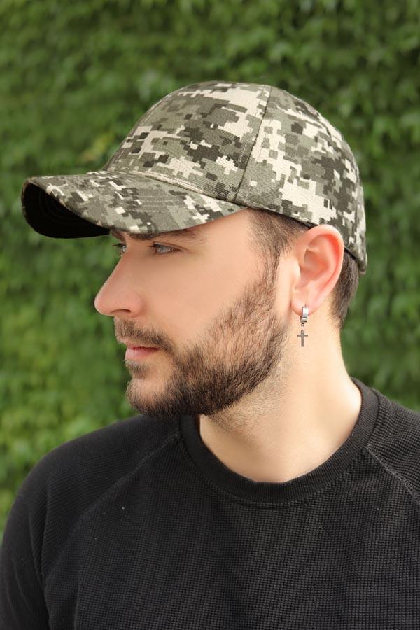 Бейсболка шестиклинка Braxton ВСУ мужская Пиксель (1633)