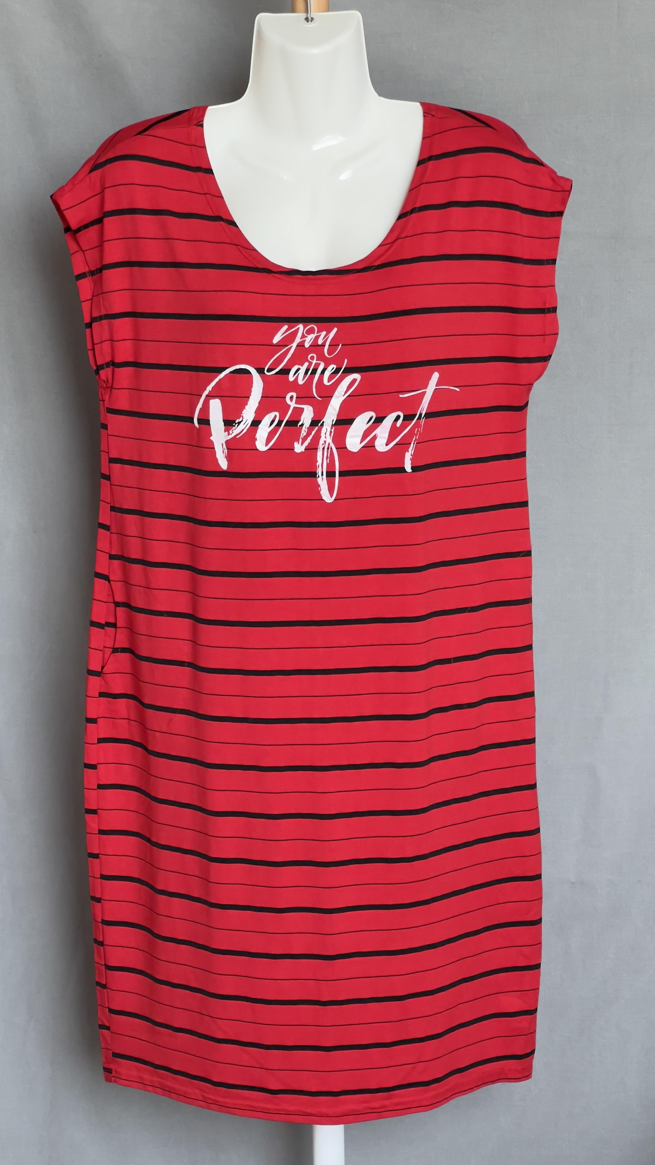 Сарафан у смужку 3XL Червоний (5293054)