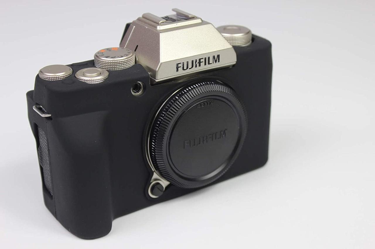 Чохол захисний силіконовий для фотоапаратів FujiFilm X-T200 Чорний