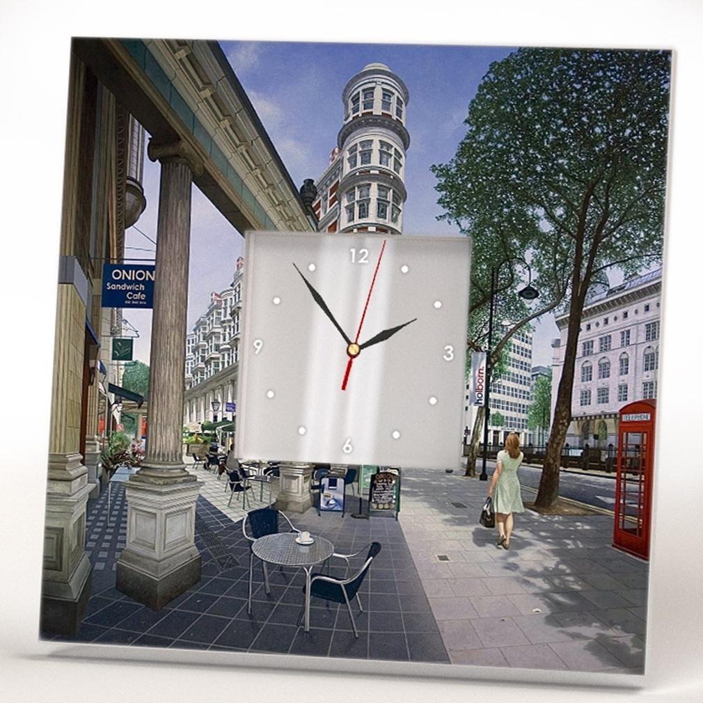 Часы настенные Фотореализм Лондон Великобритания UK 260x260 мм (C00408)