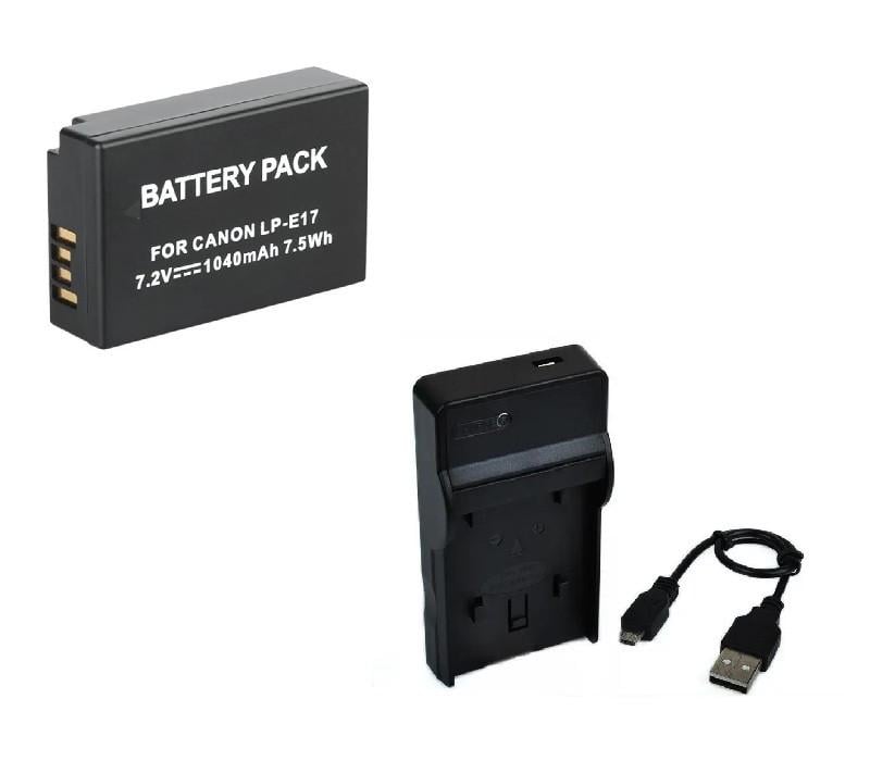 Комплект акумулятор LP-E17 та зарядний пристрій для фотоапаратів CANON