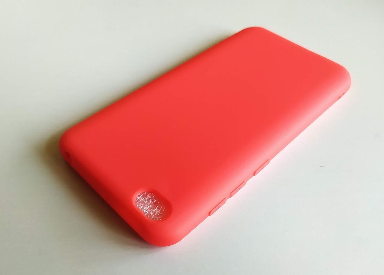 Силиконовый чехол Xiaomi Redmi Go матовый Красный 2078P - фото 4 Силиконовый чехол Xiaomi Redmi Go матовый Красный 2078P - фото 4